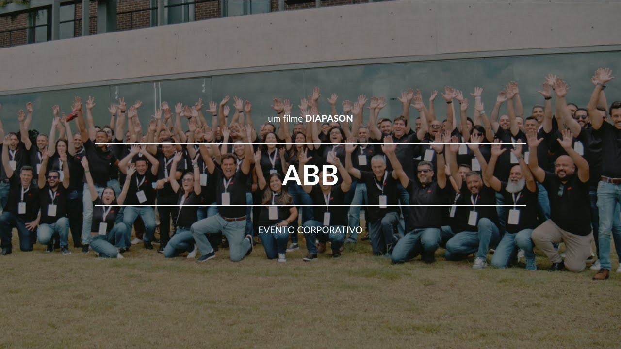 Frame do filme de evento da ABB