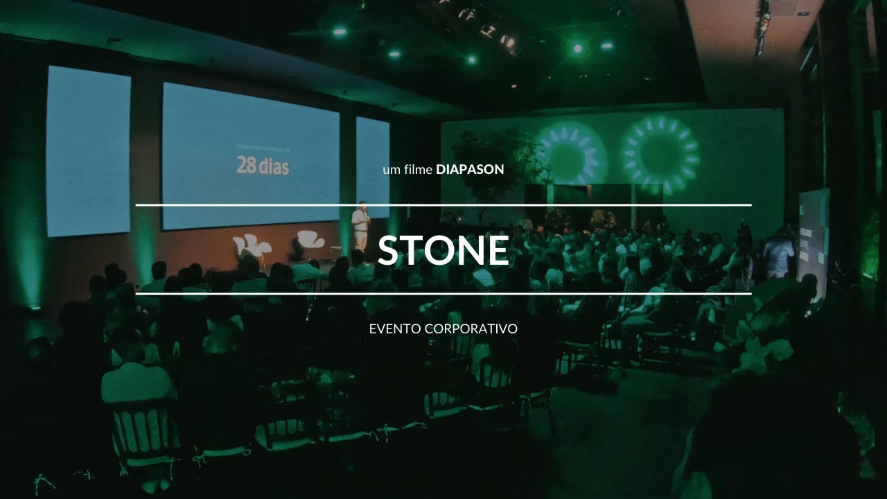 Frame do filme de evento da Stone